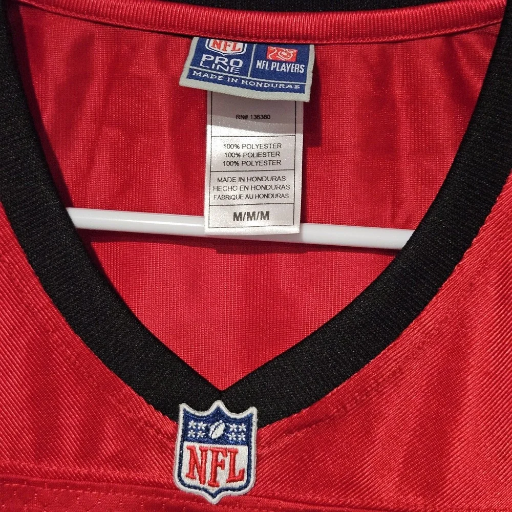Pro Line Atlanta Falcons Women's Blank Jersey Size M Red